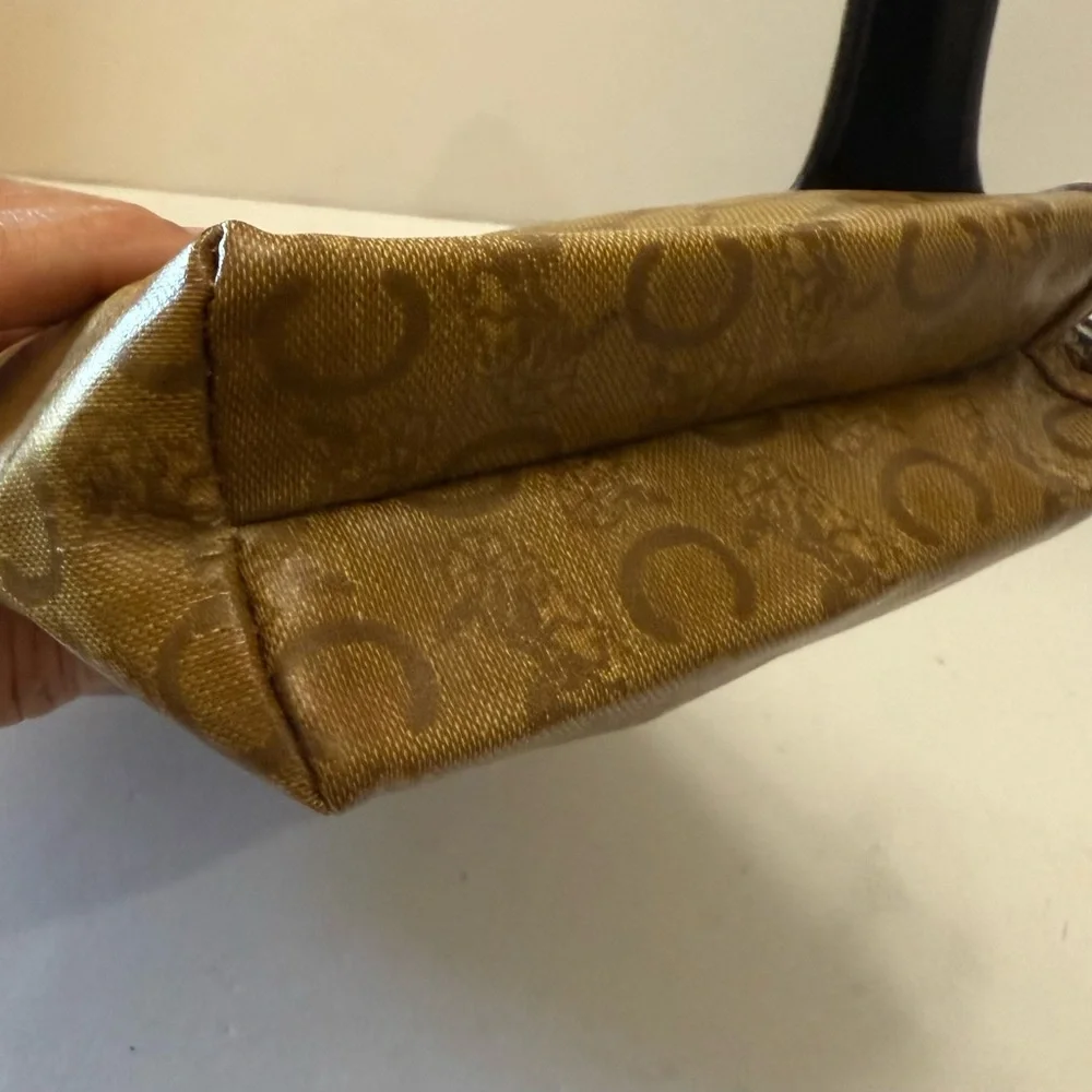 VTG. Celine Macadam Authentic leather clutch bag, Italy